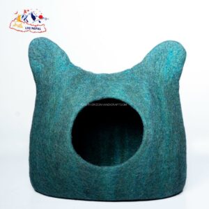 Single color ear design felt cat cave Single color ear design felt cat cave
