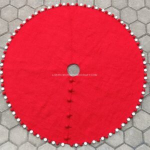 felt x-mas tree skirt felt x-mas tree skirt