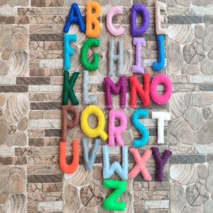 felt english alphabets
