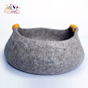 Single color round shape felt cat basket Single color round shape felt cat basket