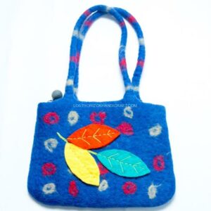 handmade felt handbag