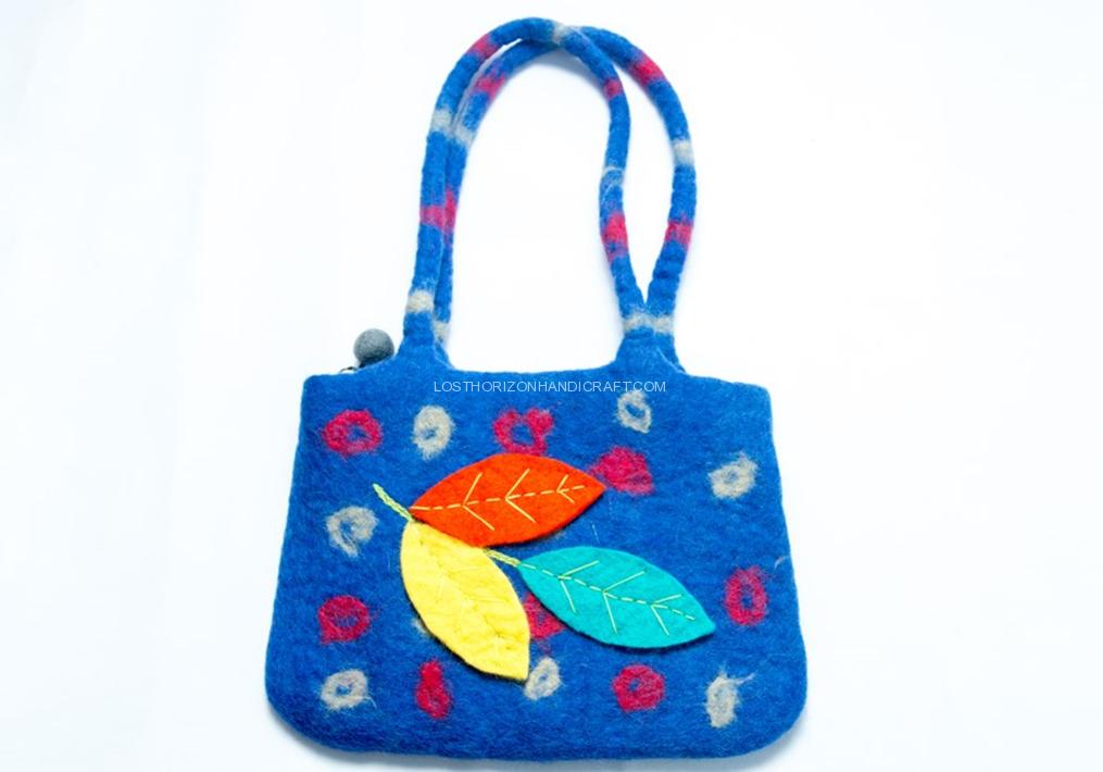 handmade felt handbag handmade felt handbag
