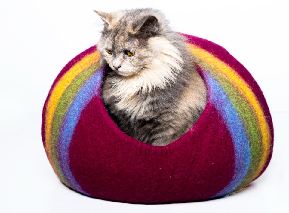Premium Felt Cat Cave | Lost Horizon Handicraft