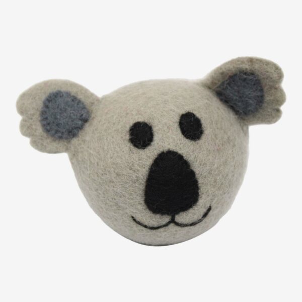 koala face shape felt toy