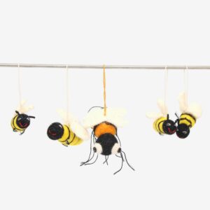 handmade honey bees felt toy for kids
