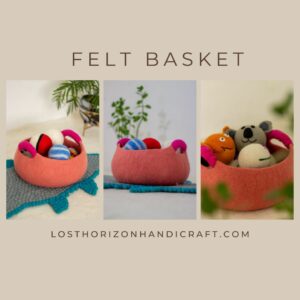 Felt Handmade Basket
