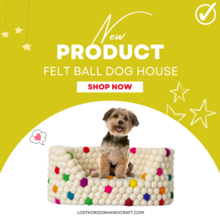 Felt Dog Bed