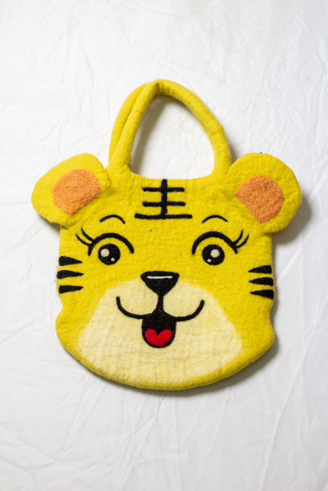 Felt Cute Tiger Bag Felt Cute Tiger Bag