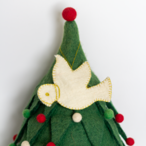 Felt Dove Christmas Ornament