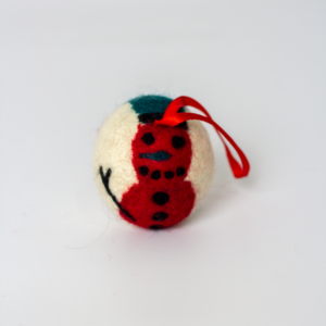 Felt Snowman ball Christmas Ornament