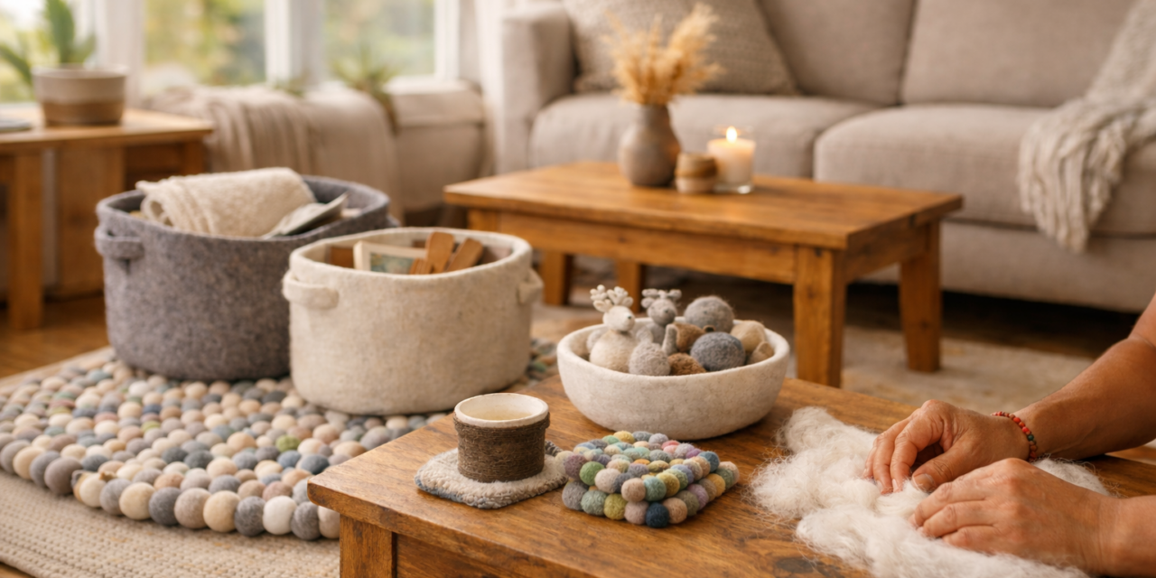 Handmade Felt Home Decor From Nepal — Why It Actually Lasts