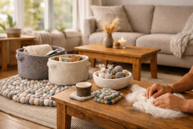 Handmade Felt Home Decor From Nepal — Why It Actually Lasts Handmade Felt Home Decor From Nepal — Why It Actually Lasts